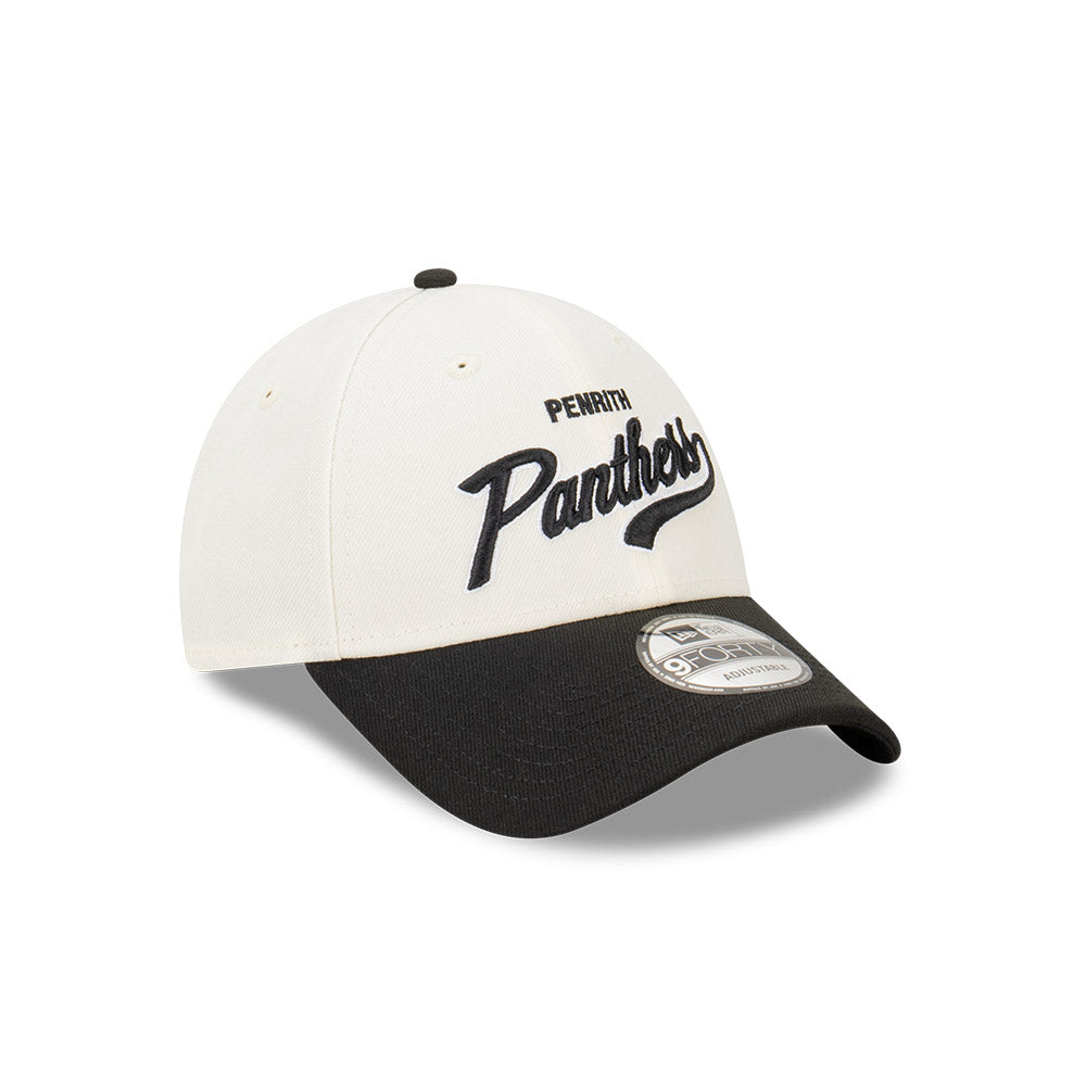 Penrith Panthers Hat - NRL 2-Tone Black 9forty Snapback Cap - New Era